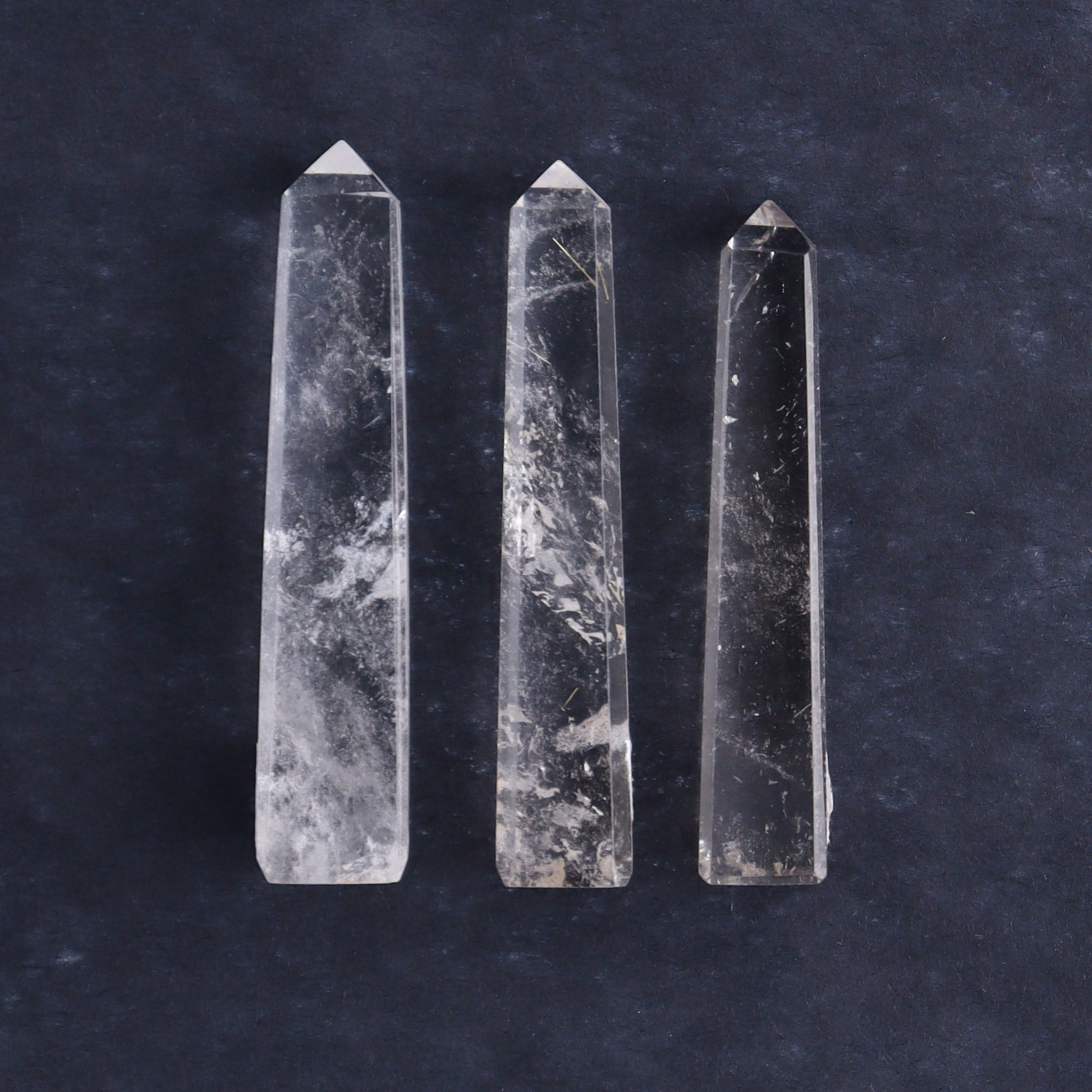 Quartz Towers Set of 14 - Expert Wholesale and Supplier of Wholesale Crystals & Bulk Gemstones, ["Brazil","Clear Quartz","Points","Quartz","Towers"]