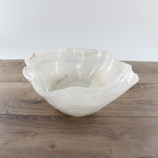 Mexican Onyx/Calcite Bowl 15" - Expert Wholesale and Supplier of Wholesale Crystals & Bulk Gemstones, ["Bowls","Calcite","Mexico","onyx"]
