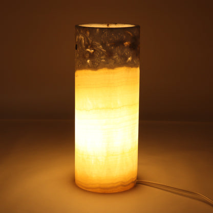 One Yellow Onyx Lamp Blind - Expert Wholesale and Supplier of Wholesale Crystals & Bulk Gemstones, ["Lamps","Mexico","onyx"]