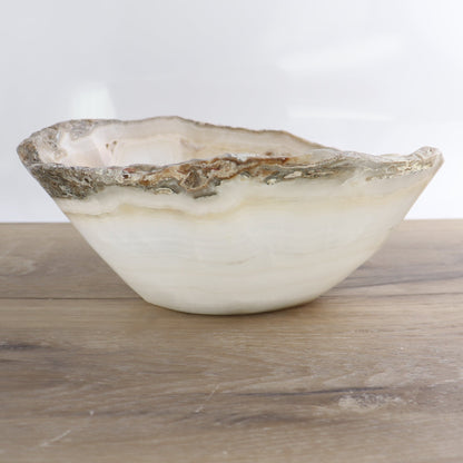 Mexican Onyx/Calcite Bowl 10"