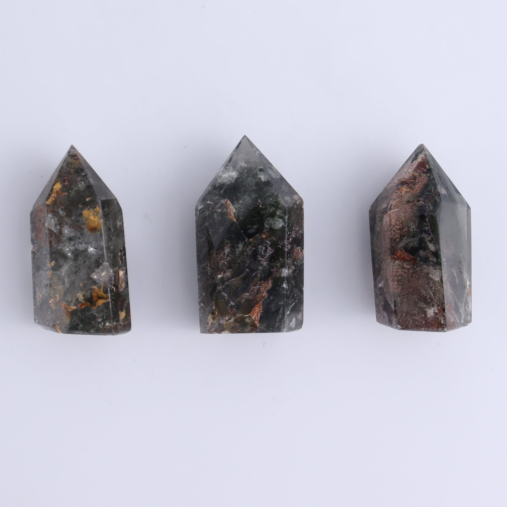 Garden Quartz Towers Set of 35 - Expert Wholesale and Supplier of Wholesale Crystals & Bulk Gemstones, ["Garden Quartz","Quartz","Towers"]