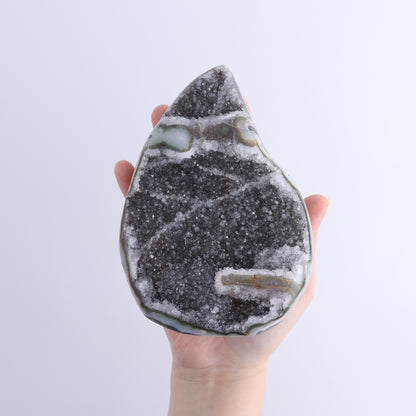 Uruguay Druzy Amethyst Flames Set of 3 - Expert Wholesale and Supplier of Wholesale Crystals & Bulk Gemstones, ["Amethyst","flames","Uruguay"]