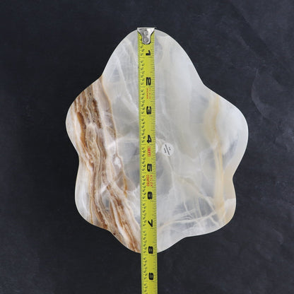 One Bowl Mexican Onyx/Calcite White Honey