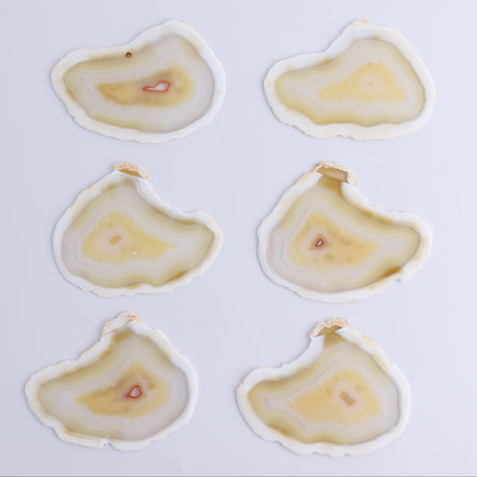Iris Agate Slices Set of 6 - Expert Wholesale and Supplier of Wholesale Crystals & Bulk Gemstones, ["Agate","Iris Agate","Slices and Slabs"]