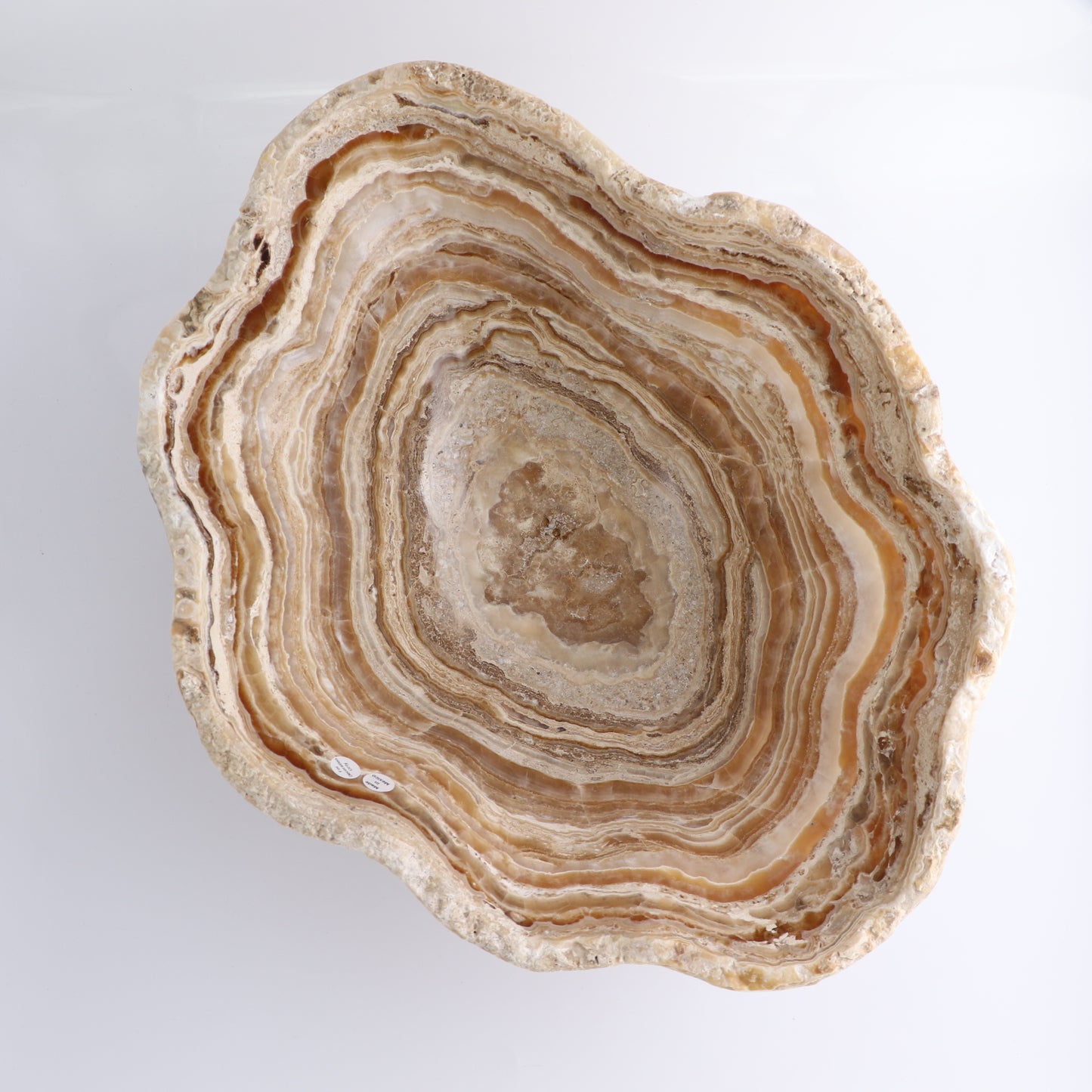Mexican Onyx/Calcite Bowl 15"