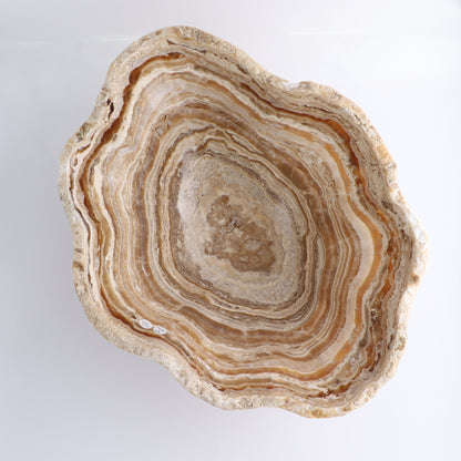 Mexican Onyx/Calcite Bowl 15"