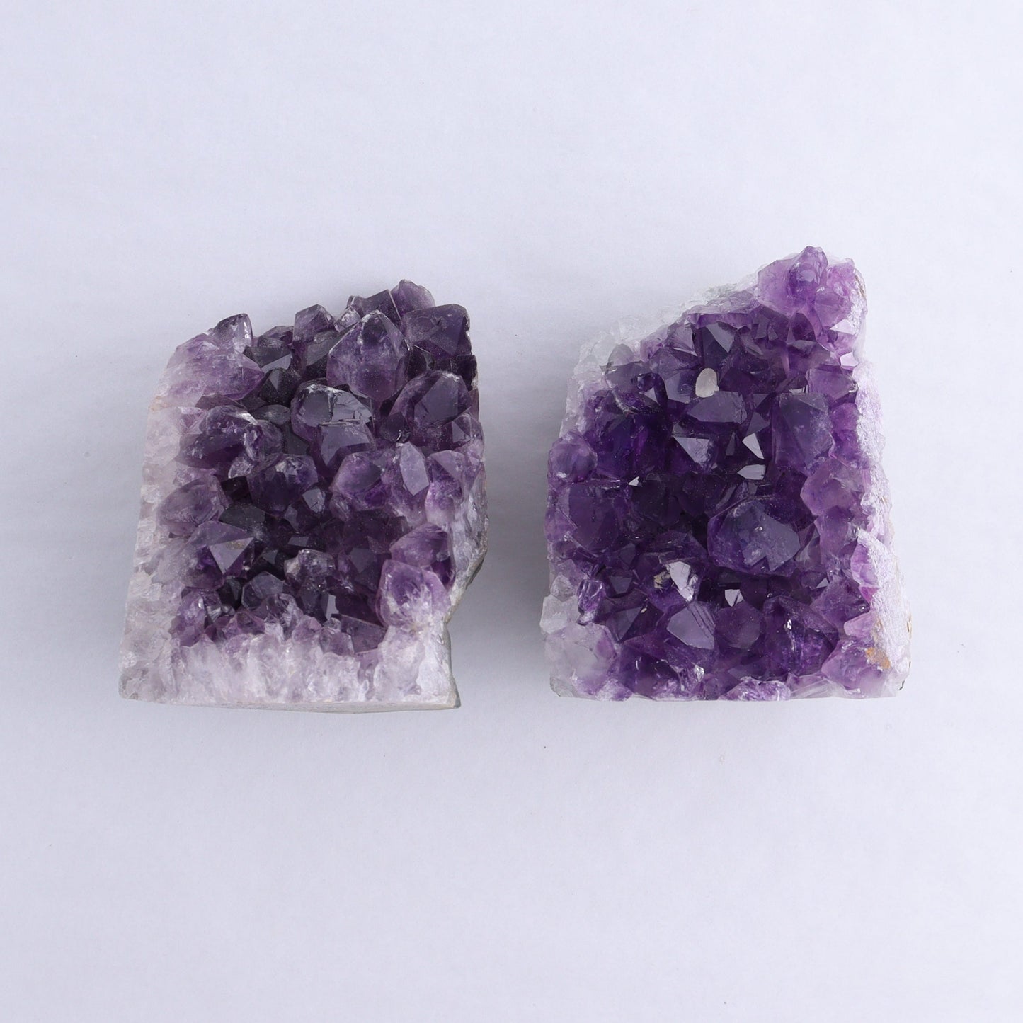 Uruguay Amethyst Cut Base Set of 8 - Expert Wholesale and Supplier of Wholesale Crystals & Bulk Gemstones, ["Amethyst","Cut Base","Uruguay"]