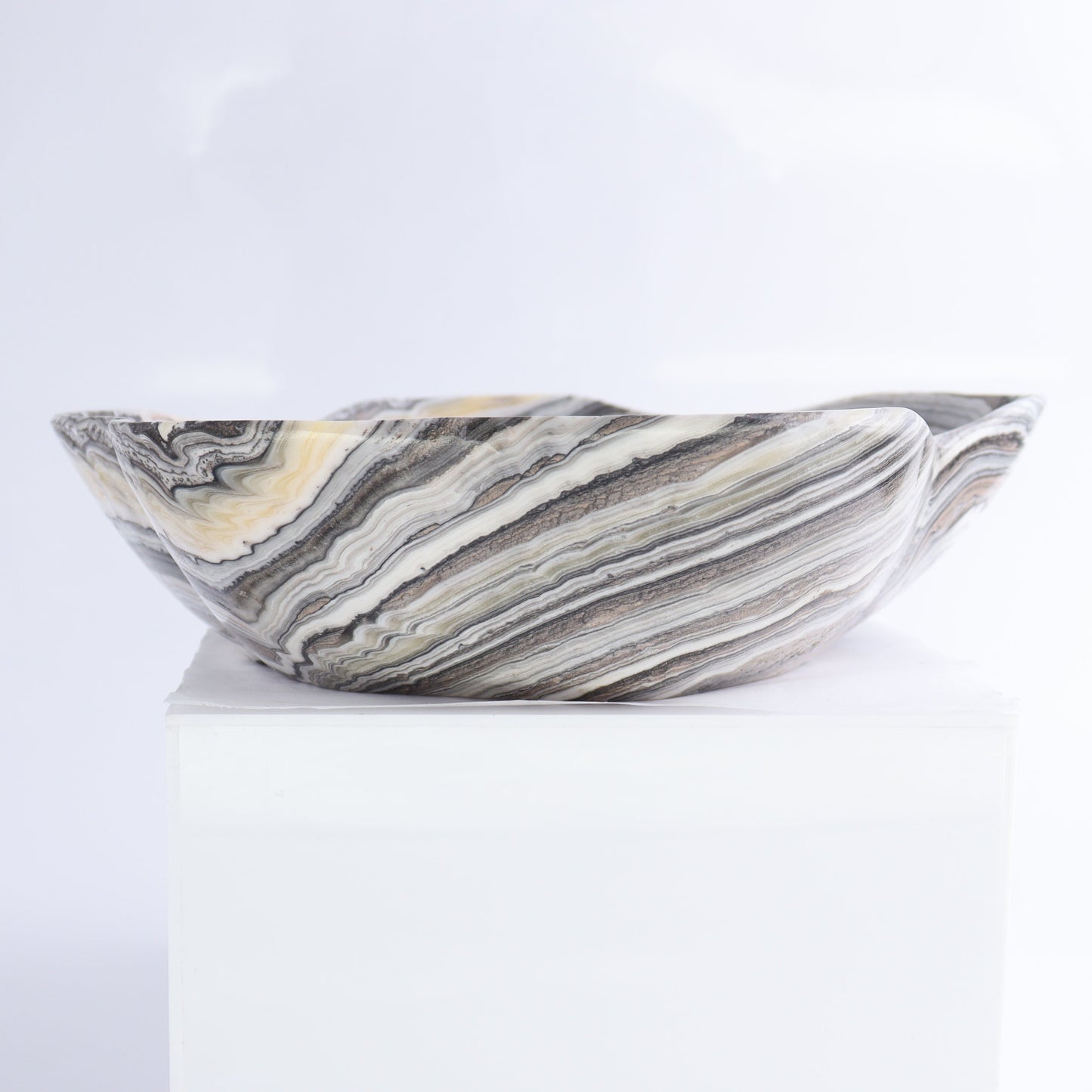 Mexican Onyx/Calcite Bowl - Expert Wholesale and Supplier of Wholesale Crystals & Bulk Gemstones, ["Bowls","Calcite","Mexico","onyx"]