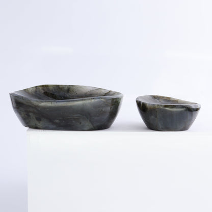 Labradorite Bowls Set of 10 - Expert Wholesale and Supplier of Wholesale Crystals & Bulk Gemstones, ["Bowls","Labradorite","Madagascar"]