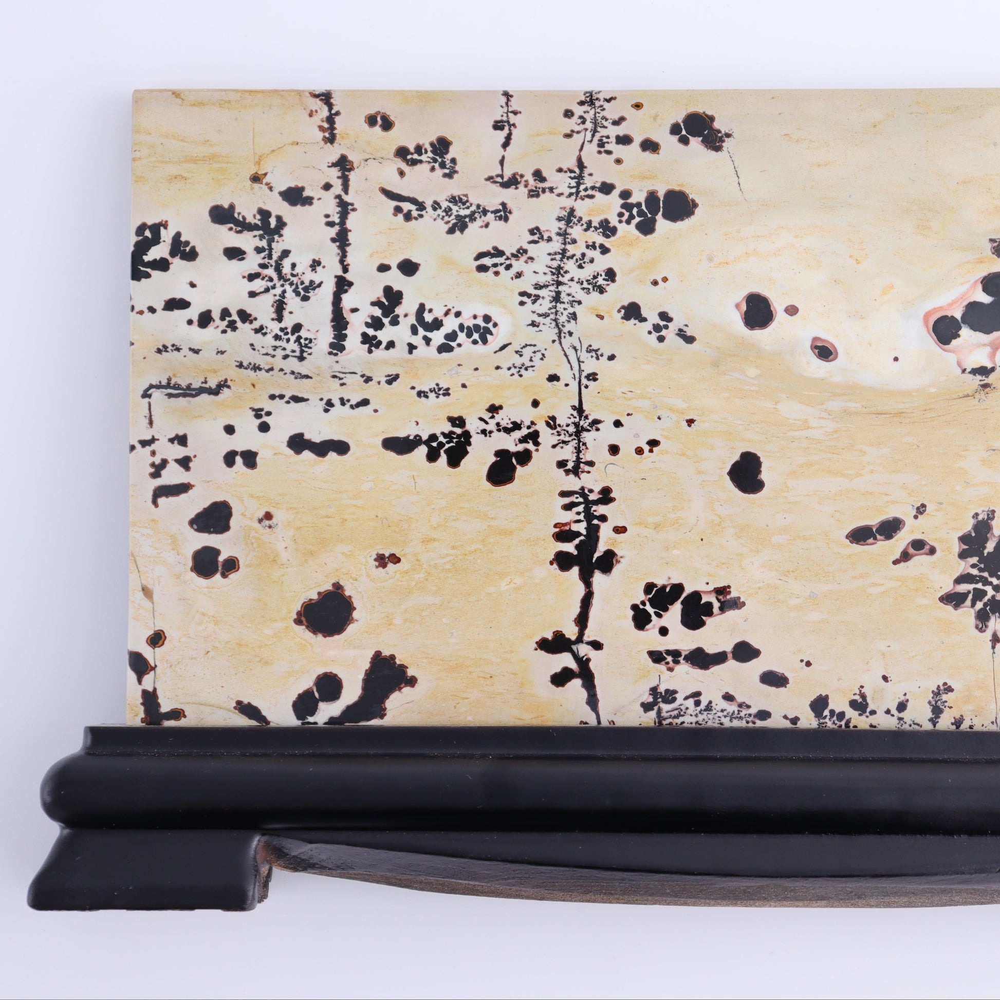 Picture Jasper Slab on Wooden Stand - Expert Wholesale and Supplier of Wholesale Crystals & Bulk Gemstones, ["China","Picture Jasper","Slices and Slabs"]