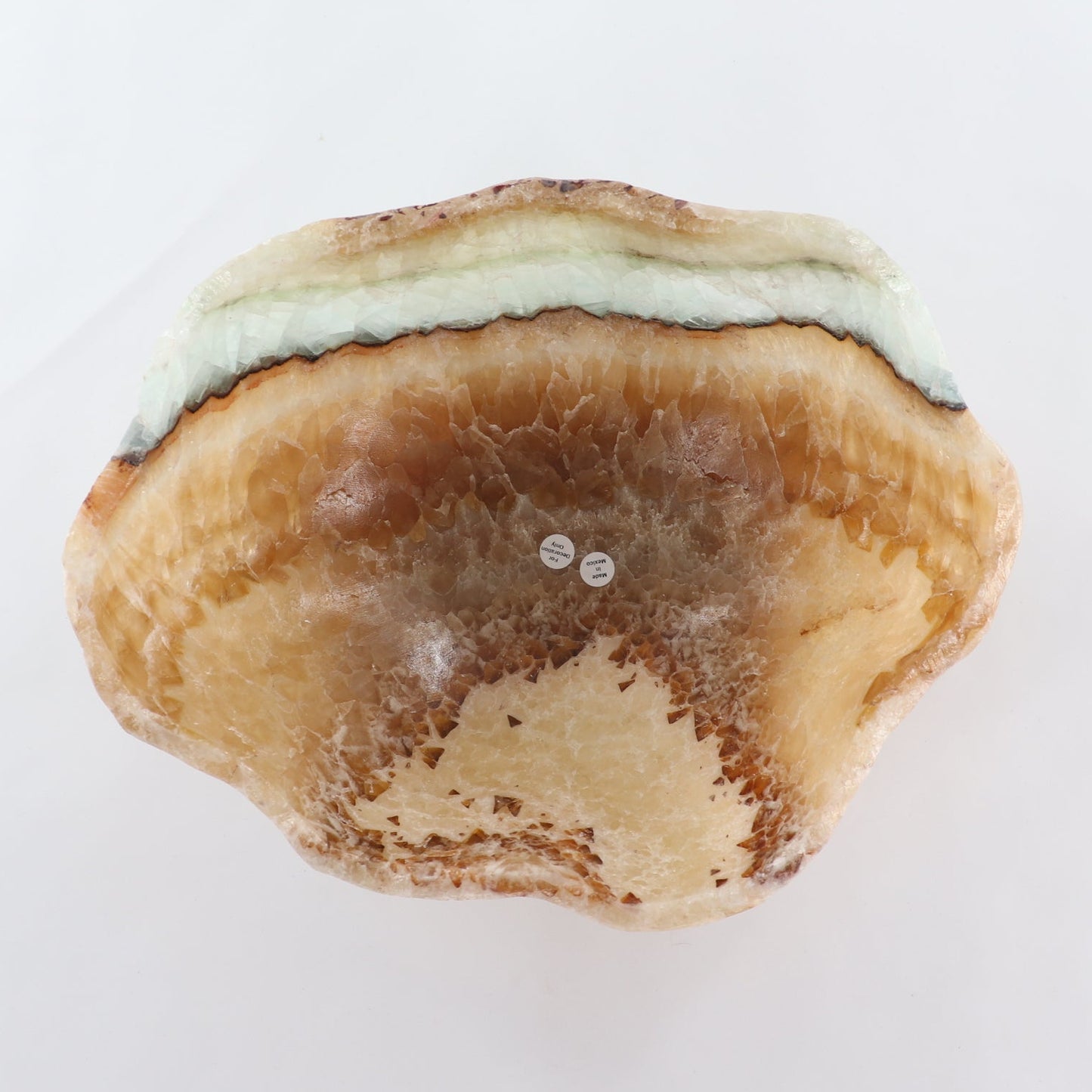 Mexican Onyx/Calcite Bowl 12"