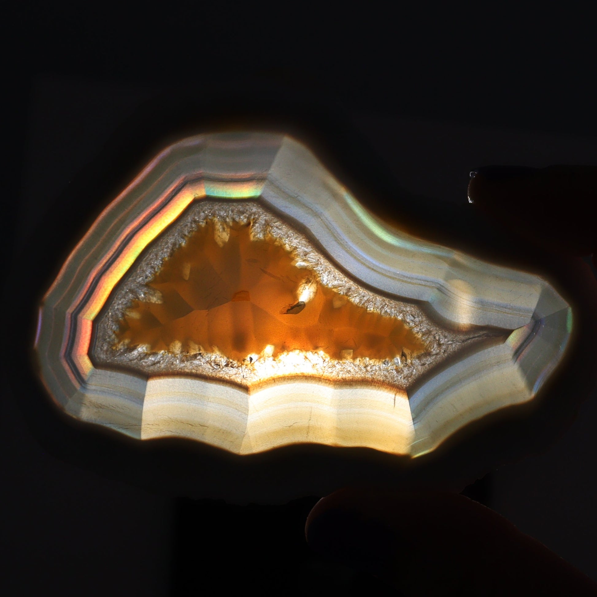 Iris Agate Slices Set of 6 - Expert Wholesale and Supplier of Wholesale Crystals & Bulk Gemstones, ["Agate","Iris Agate","Slices and Slabs"]
