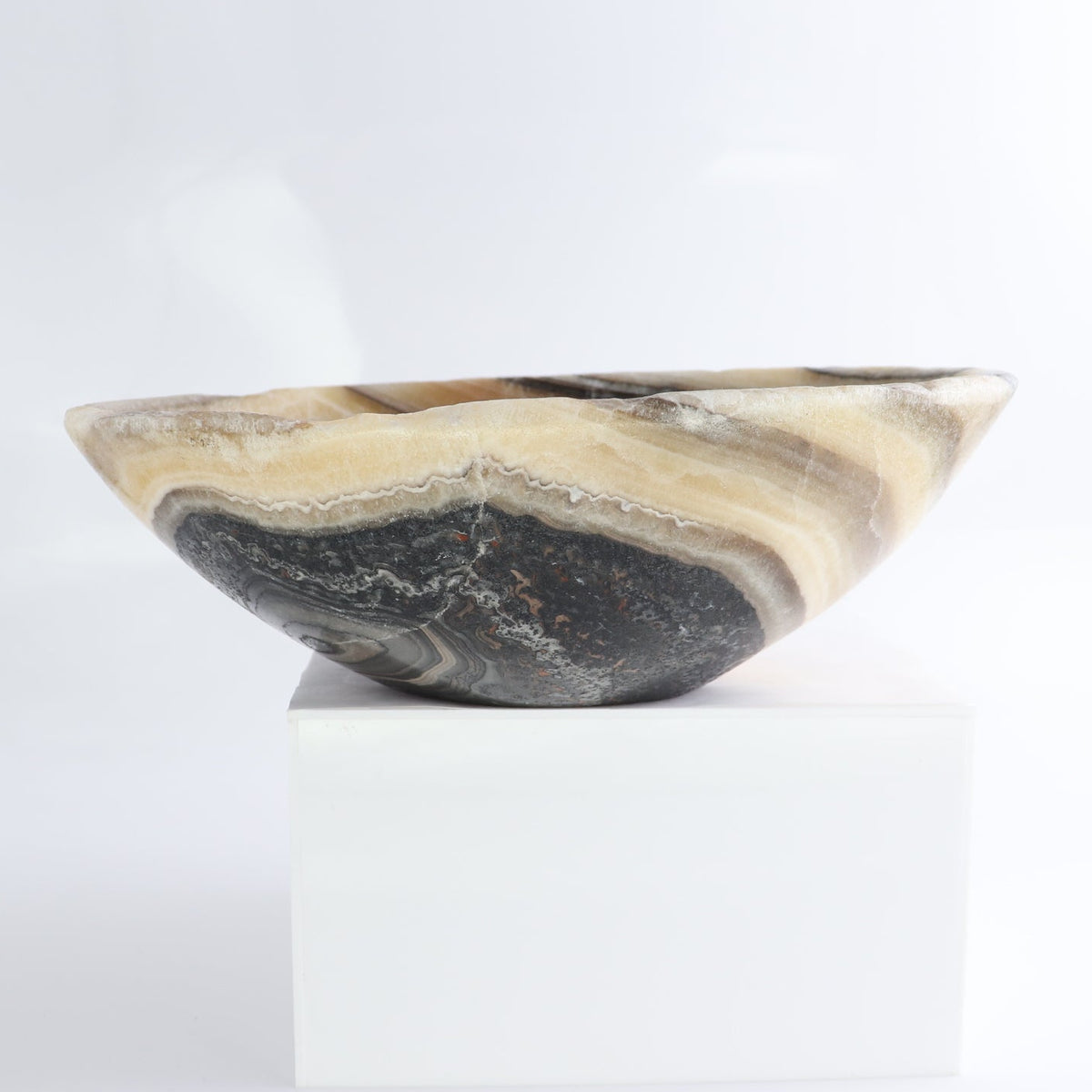 Mexican Onyx/Calcite Bowl 10"