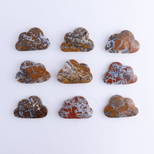 Brecciated Jasper Clouds Set of 9