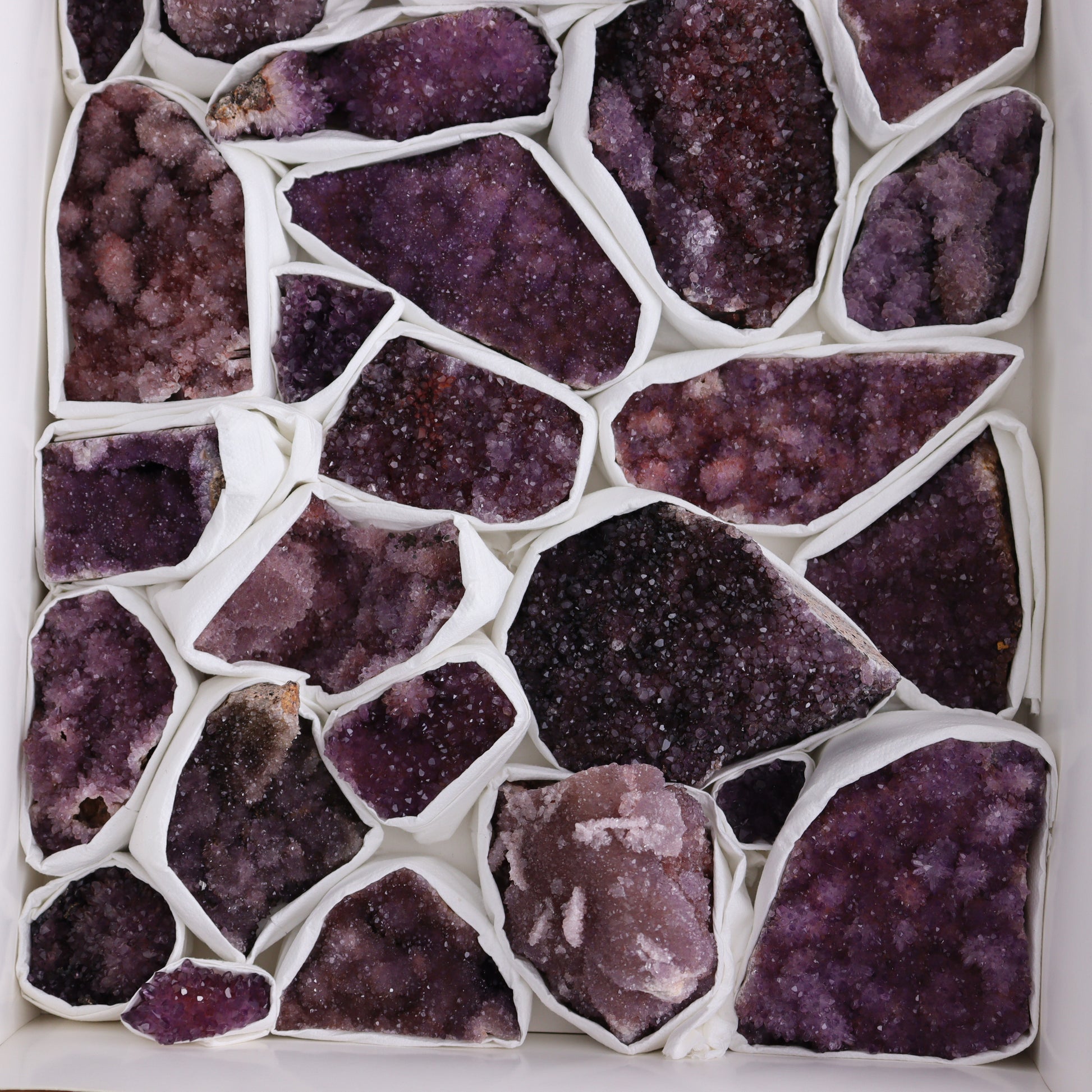 Amethyst Clusters Flat - Expert Wholesale and Supplier of Wholesale Crystals & Bulk Gemstones, ["Amethyst","Clusters"]