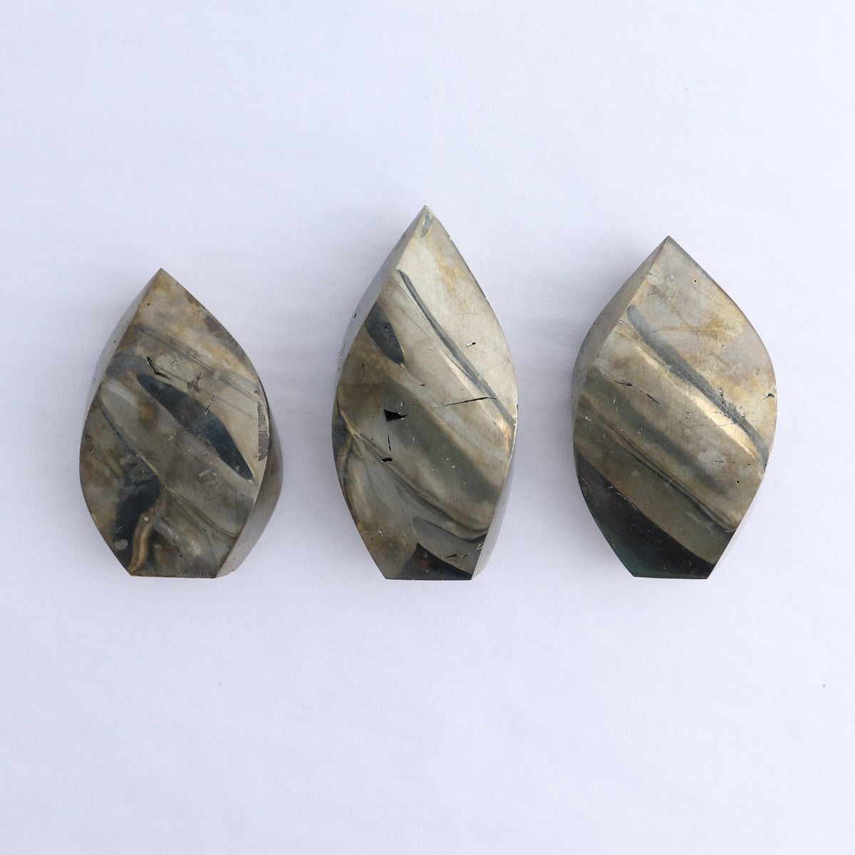 Pyrite Freeforms Set of 3