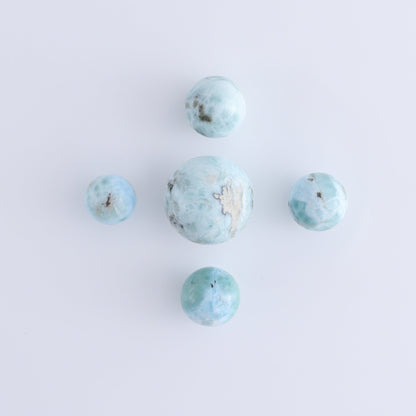 Larmiar Spheres Set of 10 - Expert Wholesale and Supplier of Wholesale Crystals & Bulk Gemstones, ["Larimar","Spheres"]