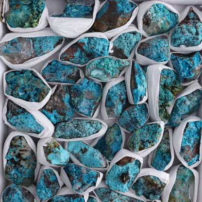 Chrysocolla Roughs Flat - Expert Wholesale and Supplier of Wholesale Crystals & Bulk Gemstones, ["Chrysocolla","Flats","Freeforms","Peru","Rough"]