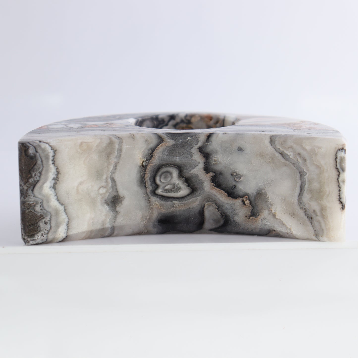 Onyx Moon Candle Holders Set of 4 - Expert Wholesale and Supplier of Wholesale Crystals & Bulk Gemstones, ["Candle Holder","Mexico","moons","onyx"]