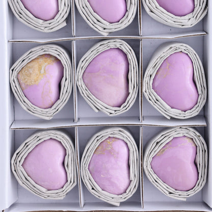 Phosphosiderite Hearts Set of 12 - Expert Wholesale and Supplier of Wholesale Crystals & Bulk Gemstones, ["Hearts","Phosphosiderite"]