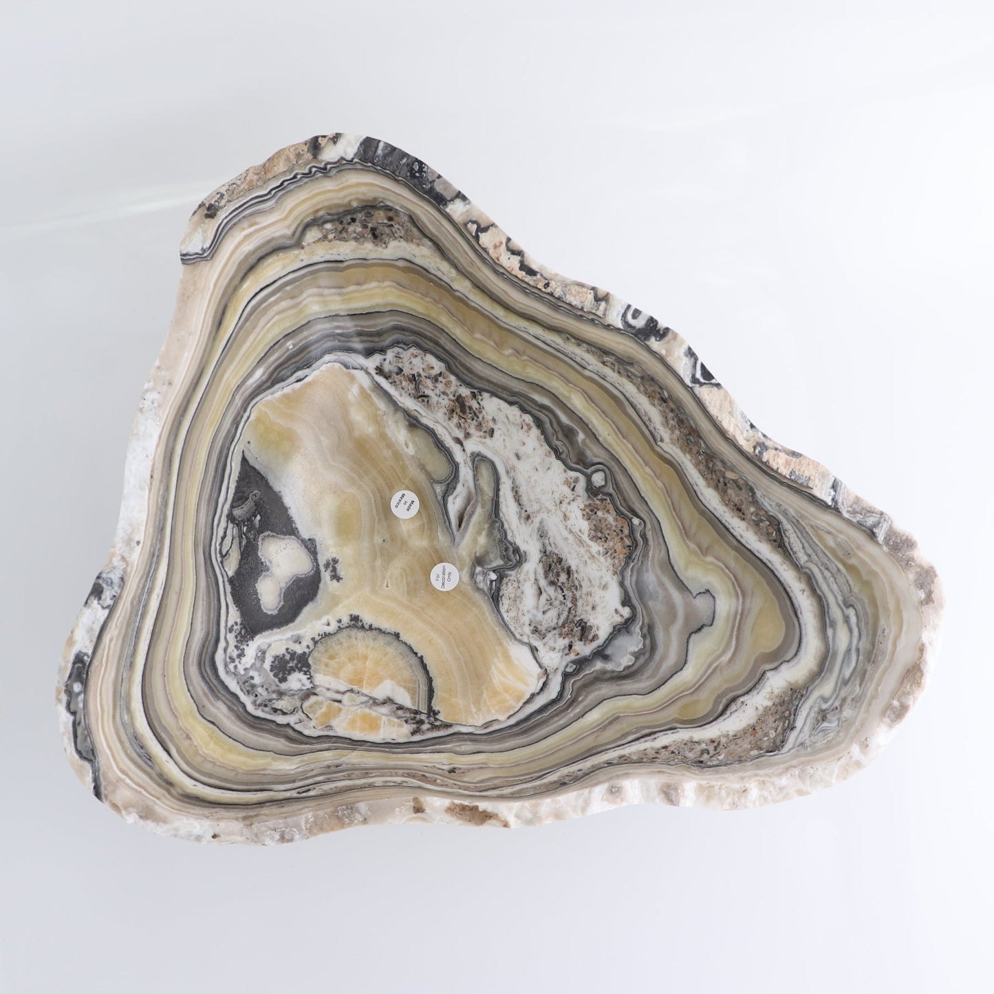 Mexican Onyx/Calcite Bowl 13"