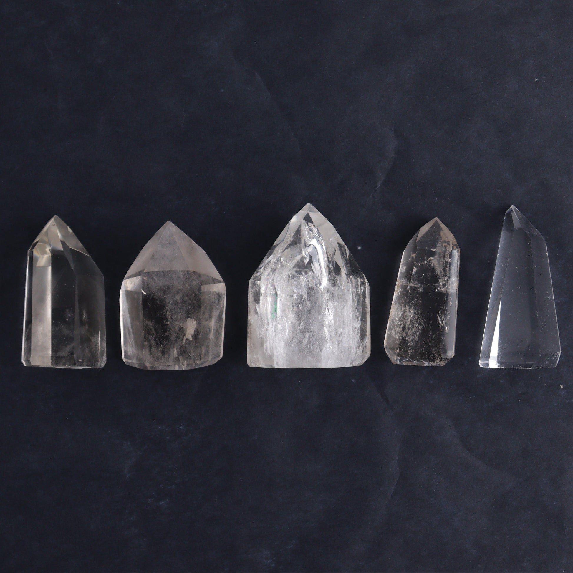 Quartz Mixed Set of 15 - Expert Wholesale and Supplier of Wholesale Crystals & Bulk Gemstones, ["Brazil","Clear Quartz","Quartz","Smoky Quartz"]