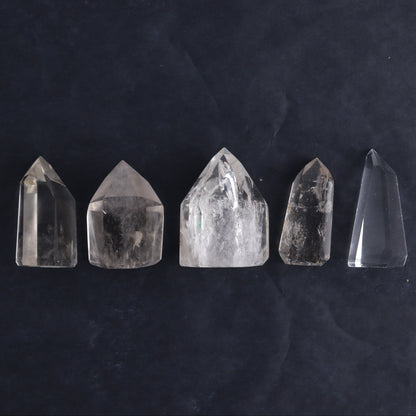 Quartz Mixed Set of 15 - Expert Wholesale and Supplier of Wholesale Crystals & Bulk Gemstones, ["Brazil","Clear Quartz","Quartz","Smoky Quartz"]
