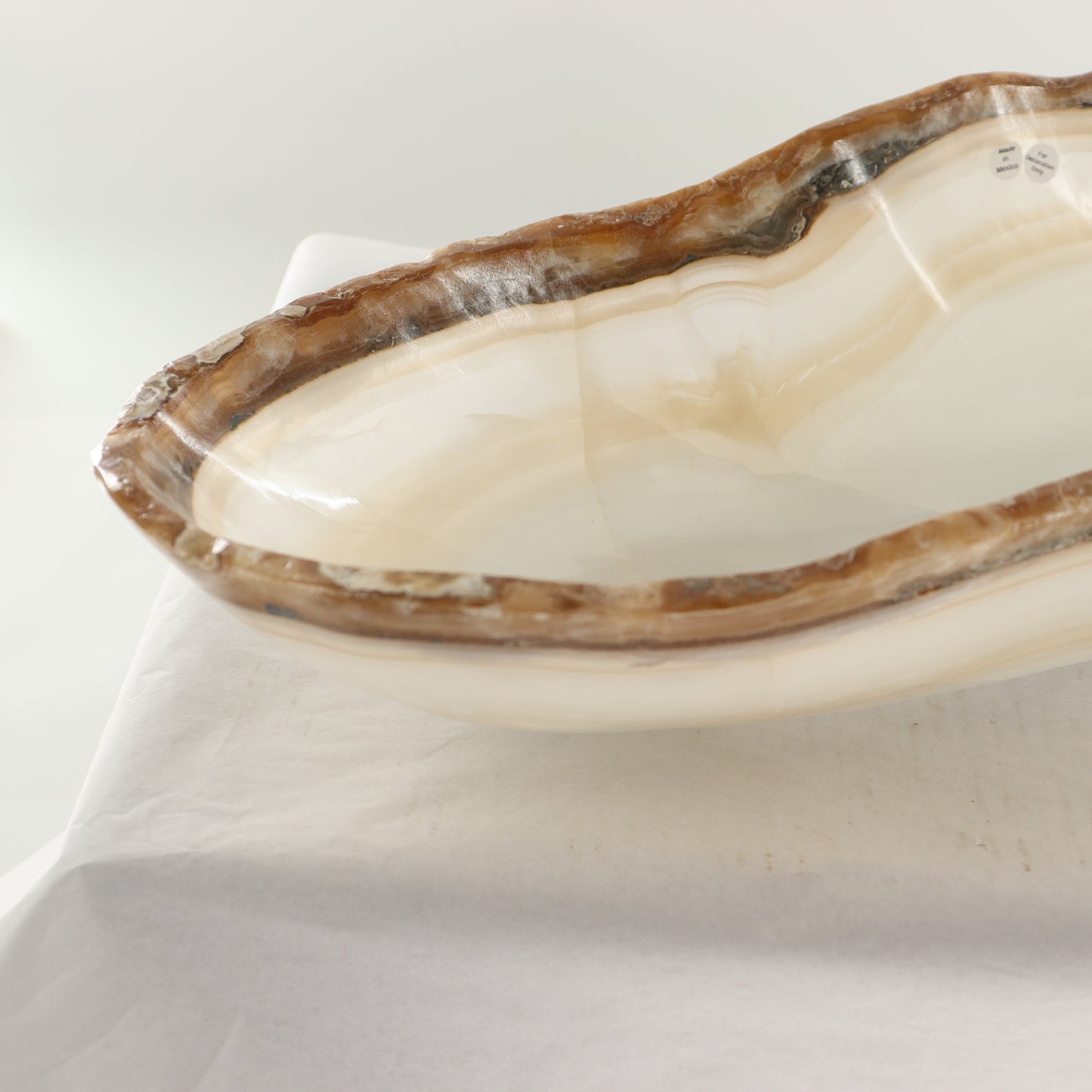 Onyx Canoe Bowl - Expert Wholesale and Supplier of Wholesale Crystals & Bulk Gemstones, ["Bowls","canoe","Mexico","onyx"]