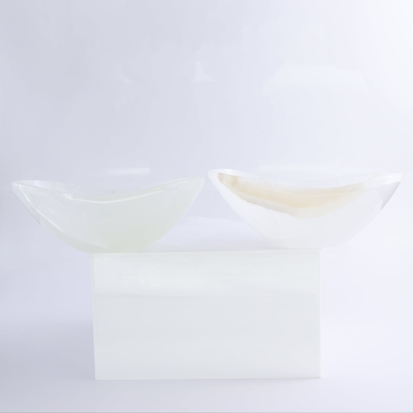 One Mexican Onyx/Calcite White Small Oval Bowl - Expert Wholesale and Supplier of Wholesale Crystals & Bulk Gemstones, ["bowl","Bowls","Calcite","Catalog Onyx","Decorative Dish","Mexico","onyx"]