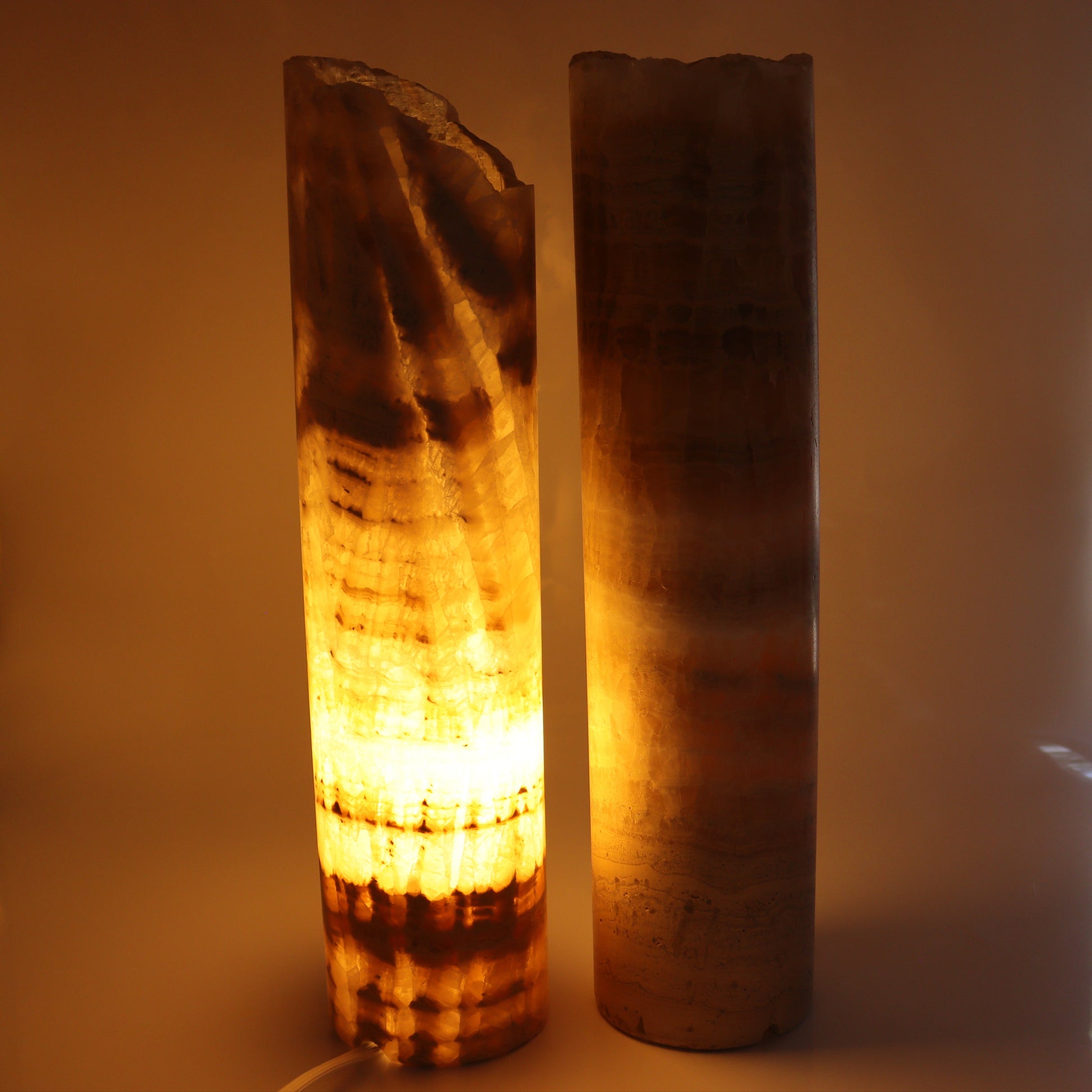 Onyx Lamps Set of 2 - Expert Wholesale and Supplier of Wholesale Crystals & Bulk Gemstones, ["Lamps","Mexico","onyx"]