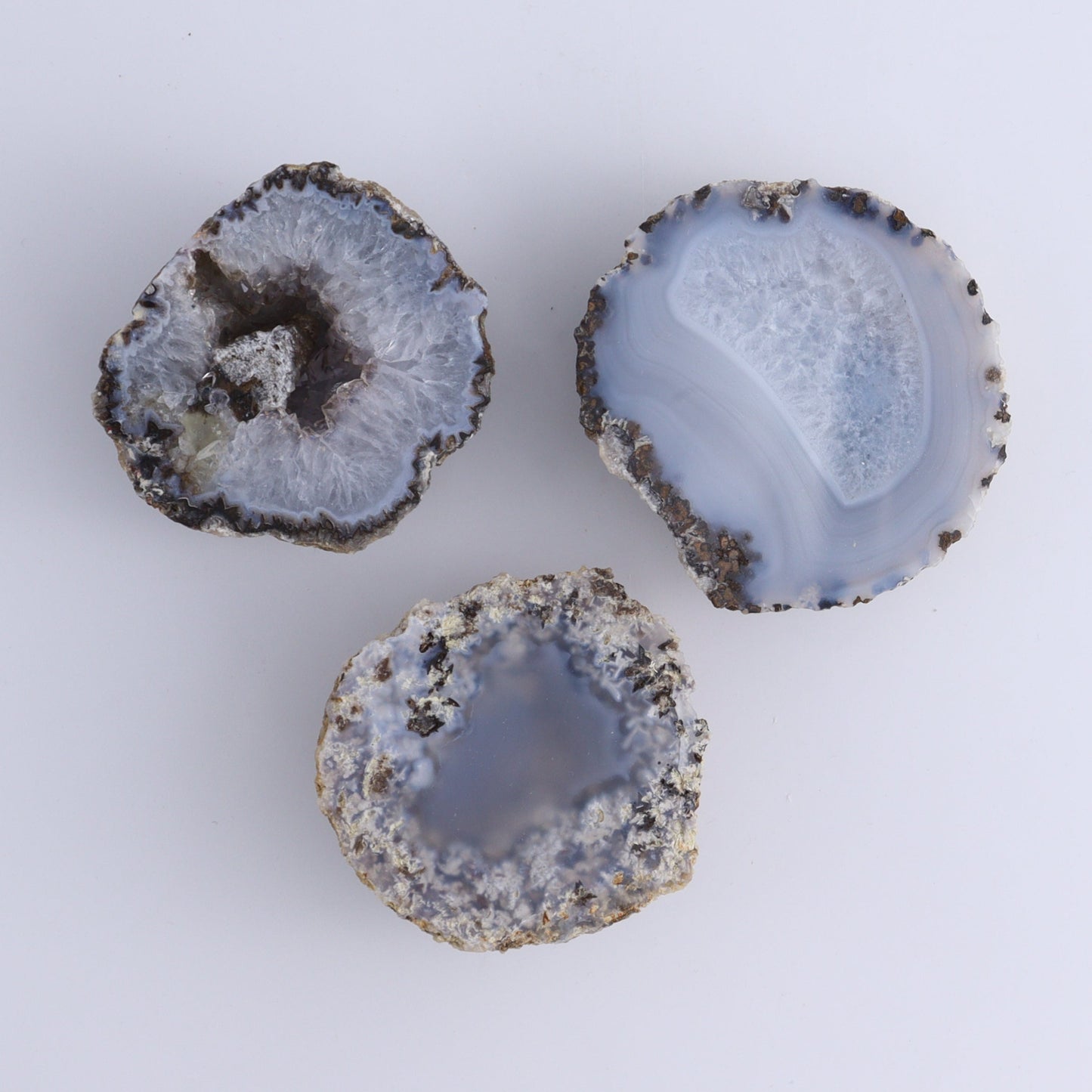 Agate Geodes Flat of 25 - Expert Wholesale and Supplier of Wholesale Crystals & Bulk Gemstones, ["Agate","flat","Flats","Geodes"]
