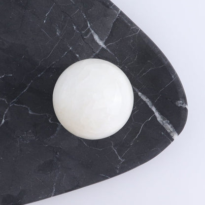 One Sphere Mexican Onyx/Calcite White