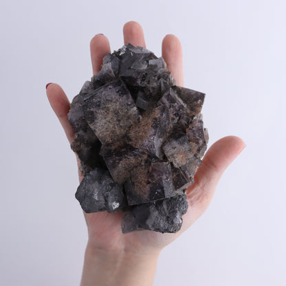 Fluorite Purple Rain Pocket Set of 7 - Expert Wholesale and Supplier of Wholesale Crystals & Bulk Gemstones, ["close_50","England","Fluorite","Purple Rain Pocket","Rough"]