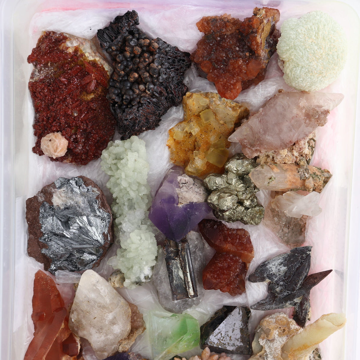 Mixed Minerals Flat from Morocco