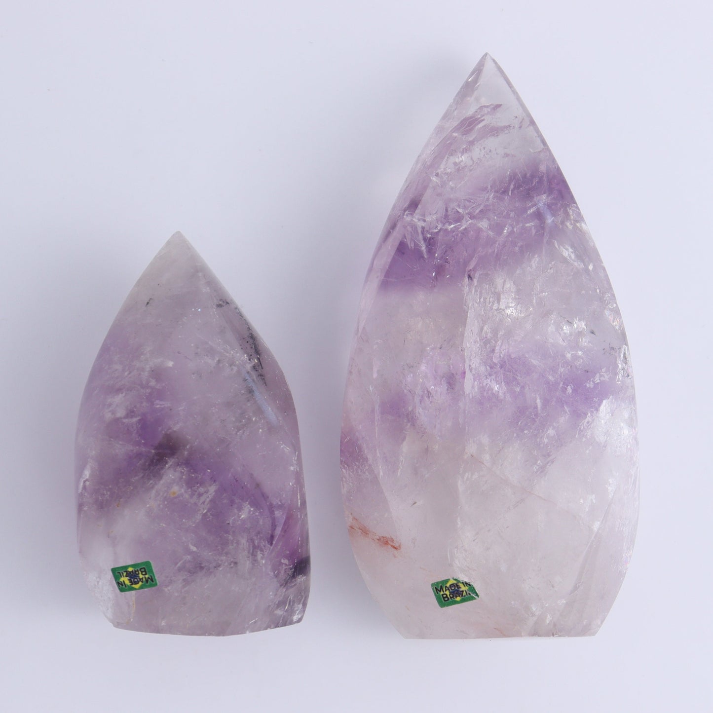 Imperfect Amethyst Flames Set of 6 - Expert Wholesale and Supplier of Wholesale Crystals & Bulk Gemstones, ["Amethyst","Brazil","close_30","flames"]