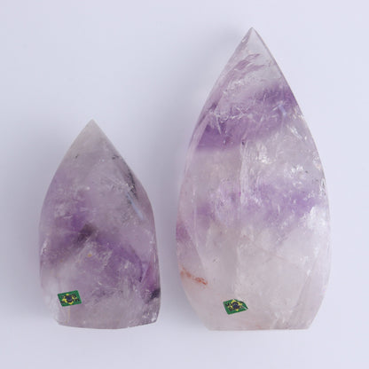 Imperfect Amethyst Flames Set of 6 - Expert Wholesale and Supplier of Wholesale Crystals & Bulk Gemstones, ["Amethyst","Brazil","close_30","flames"]