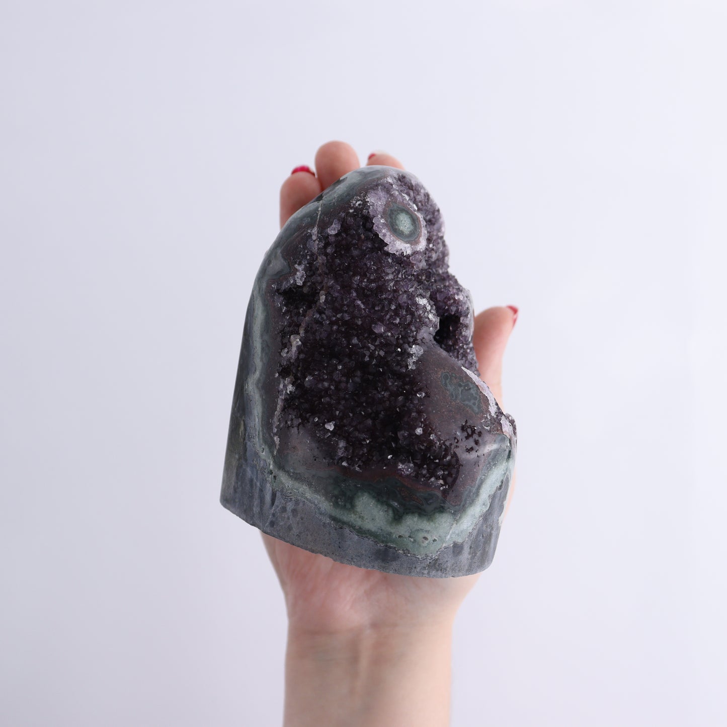 Uruguay Amethyst Set of 4 - Expert Wholesale and Supplier of Wholesale Crystals & Bulk Gemstones, ["Amethyst","Freeforms","Uruguay"]