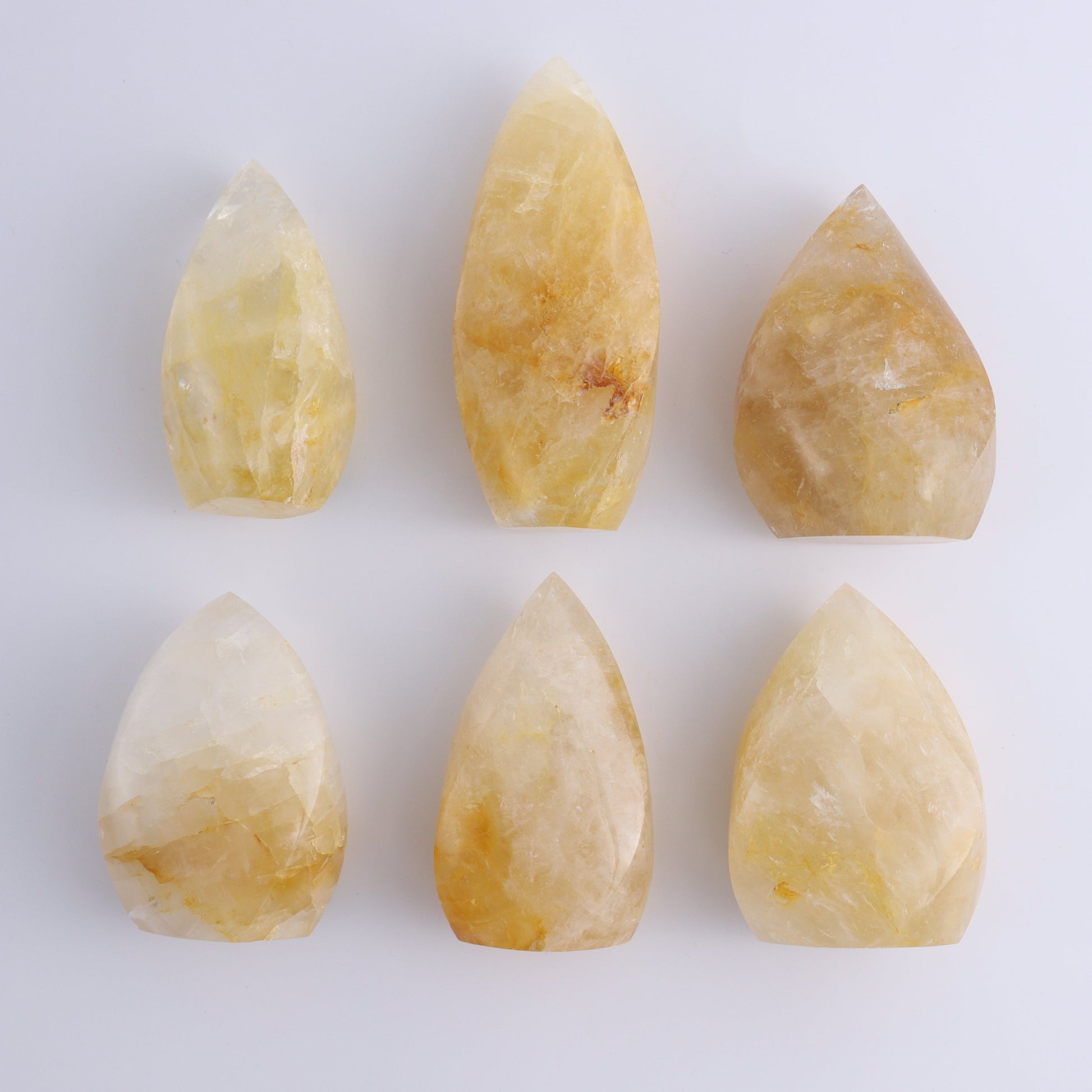Golden Healer Flames Set of 6 - Expert Wholesale and Supplier of Wholesale Crystals & Bulk Gemstones, ["Brazil","flames","Golden Healer"]