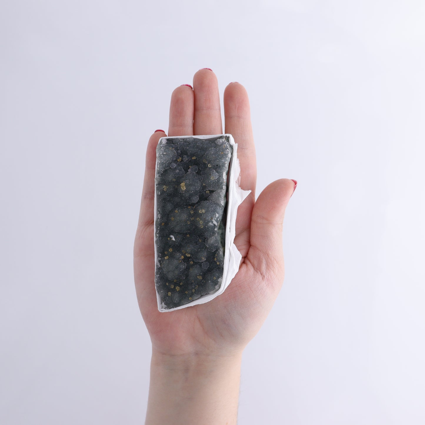 Uruguay Rainbow Amethyst Clusters Flat of 13 - Expert Wholesale and Supplier of Wholesale Crystals & Bulk Gemstones, ["Amethyst","Clusters","Rainbow Amethyst","Sugar Rainbow Amethyst","Uruguay"]