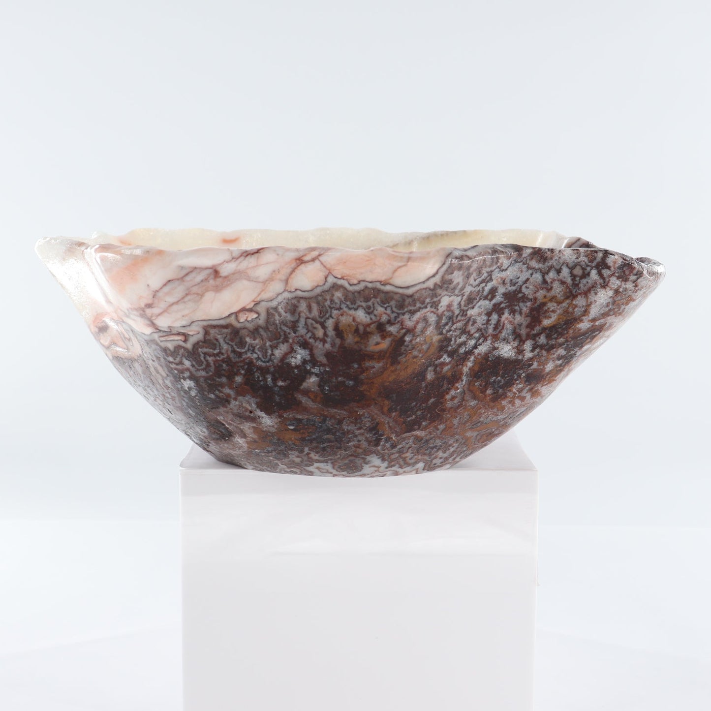 Mexican Onyx/Calcite Bowl 15"