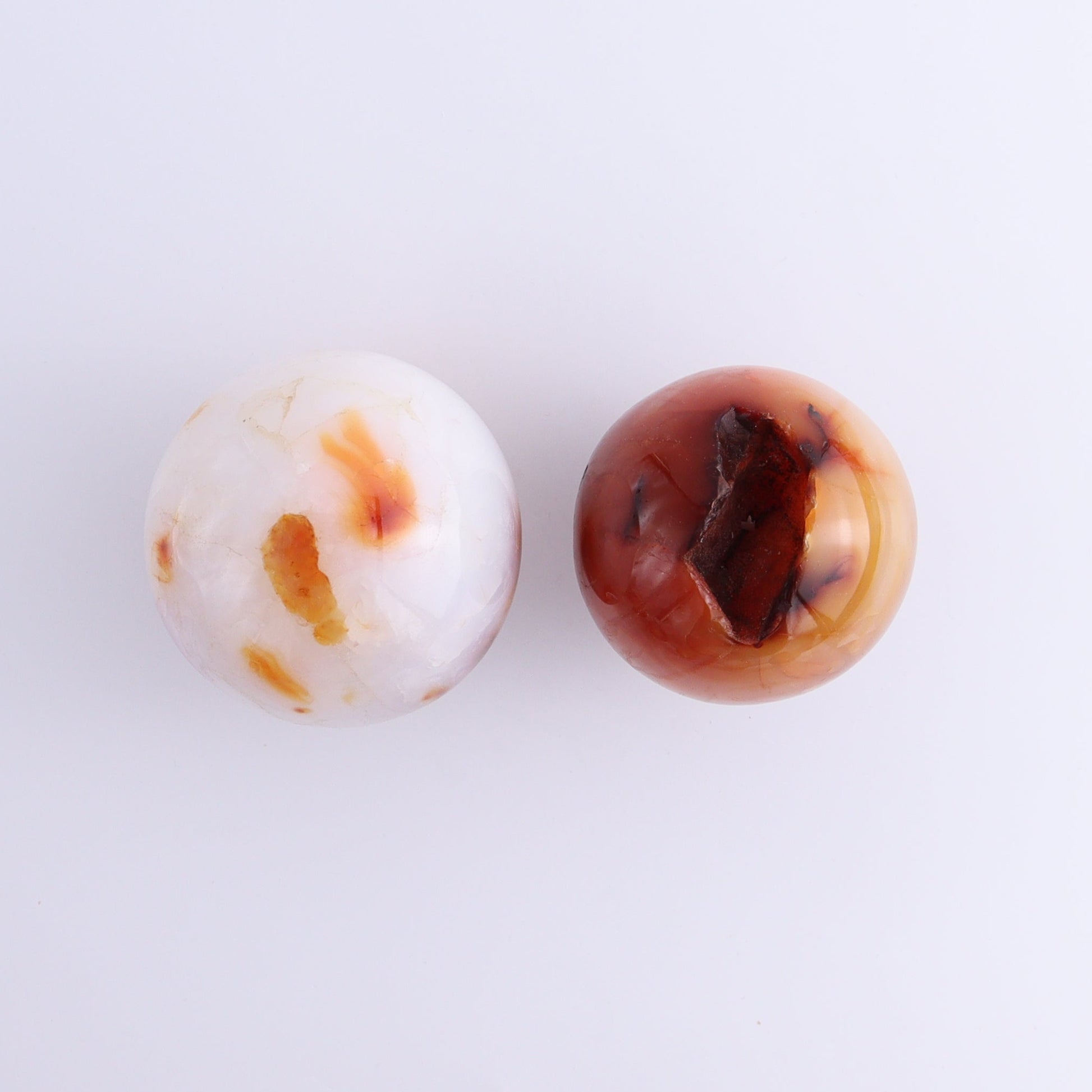 Carnelian Spheres Set of 8 - Expert Wholesale and Supplier of Wholesale Crystals & Bulk Gemstones, ["carnelian","Madagascar","Spheres"]