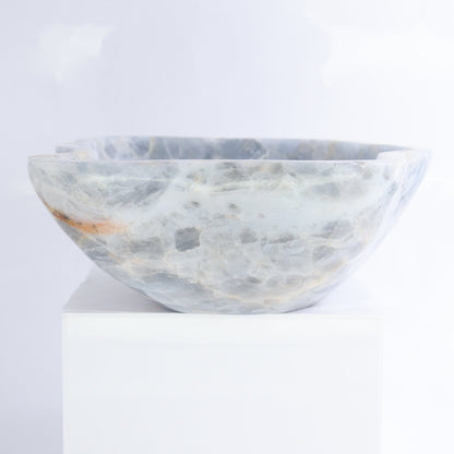 Blue Calcite Bowl - Expert Wholesale and Supplier of Wholesale Crystals & Bulk Gemstones, ["Blue Calcite","bowl","Bowls","Calcite","Mexico"]