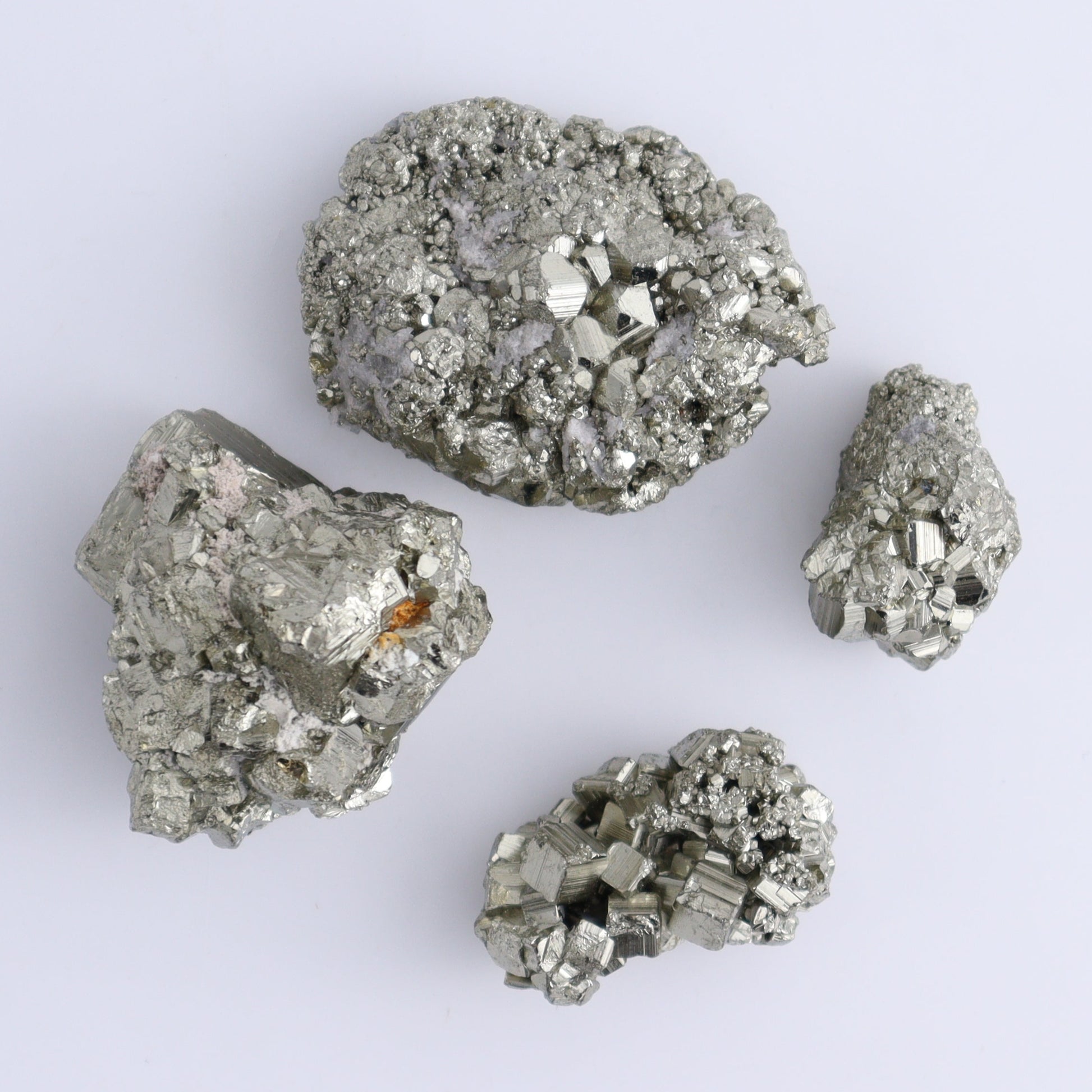 Pyrite Clusters Set of 30 - Expert Wholesale and Supplier of Wholesale Crystals & Bulk Gemstones, ["Clusters","Peru","Pyrite"]