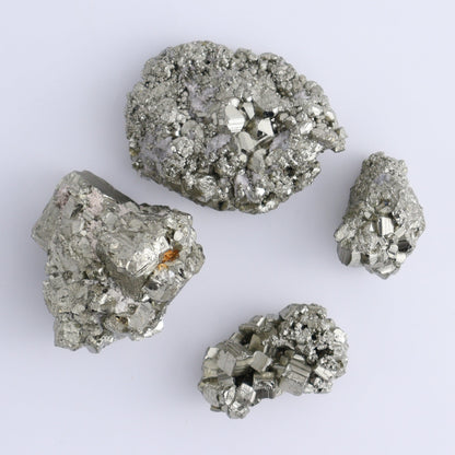 Pyrite Clusters Set of 30 - Expert Wholesale and Supplier of Wholesale Crystals & Bulk Gemstones, ["Clusters","Peru","Pyrite"]