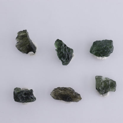 Moldavite Pieces Set of 6 - Expert Wholesale and Supplier of Wholesale Crystals & Bulk Gemstones, ["Czech Republic","Moldavite","Pieces"]