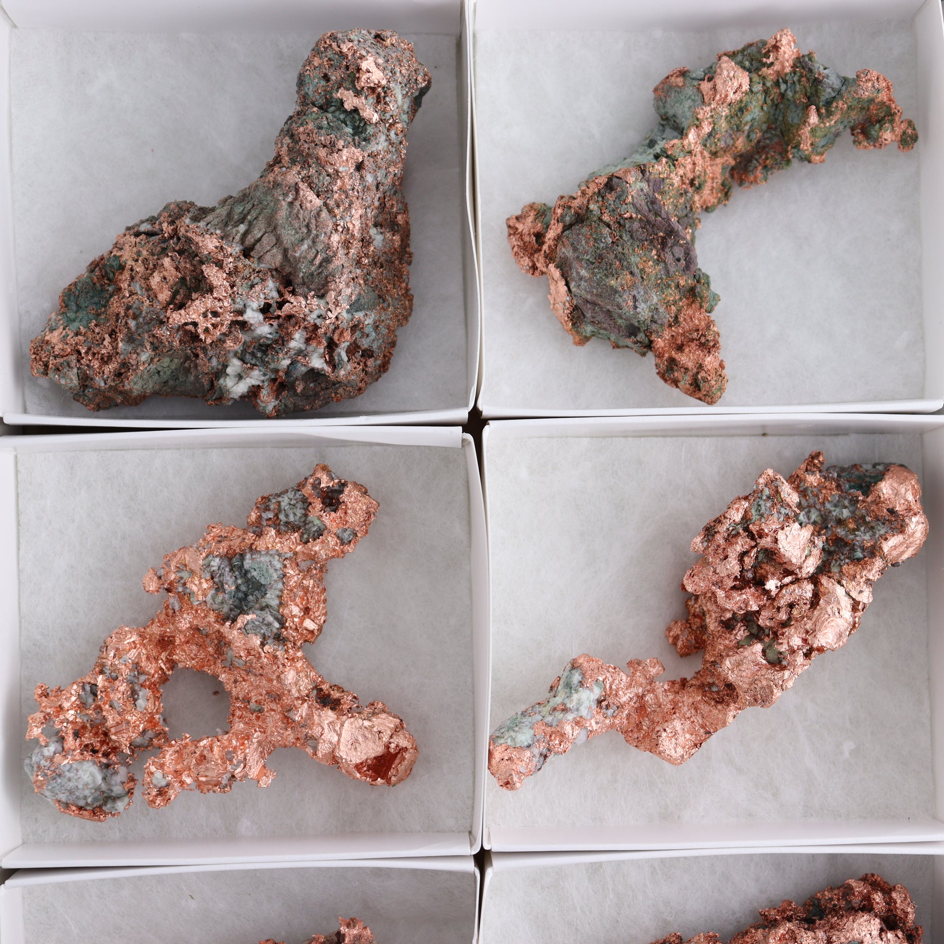 Native Copper Flat of 6 - Expert Wholesale and Supplier of Wholesale Crystals & Bulk Gemstones, ["copper","Freeforms","Native Copper","United States"]