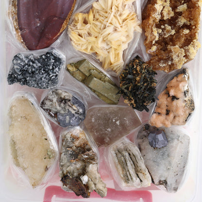 Mixed Minerals Flat from Morocco | Mi Esperanza Minerals | Supplier of Crystals and Onyx