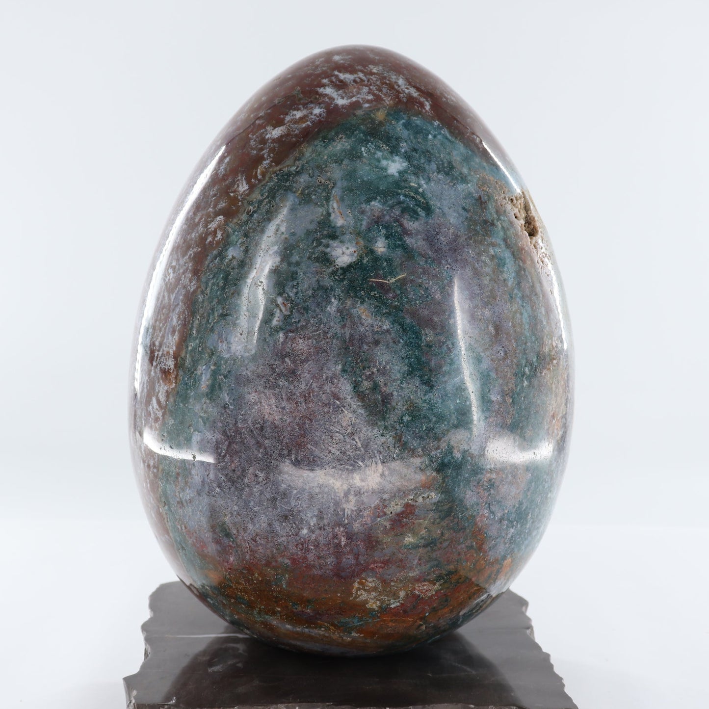 Large Ocean Jasper Egg (Stand NOT included)