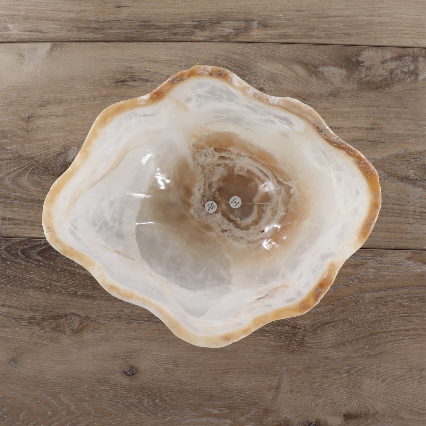 Mexican Onyx/Calcite Bowl 12"