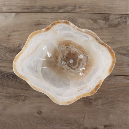 Mexican Onyx/Calcite Bowl 12"